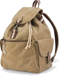 Quadra QD612 - Vintage Canvas Backpack Sahara