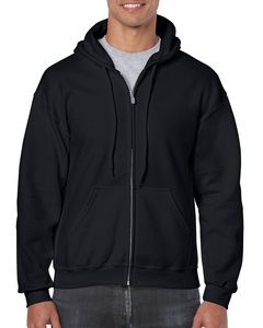 Gildan GI18600 - Heavy Blend Adult Full Zip Hooded Sweatshirt Black