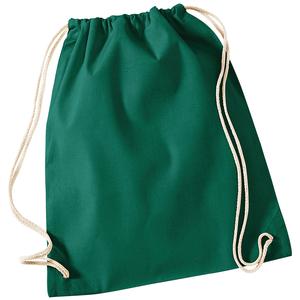 Westford Mill WM110 - Cotton gymsac Bottle Green