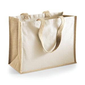 Westford Mill WM422 - Printers jute classic shopper Natural