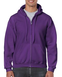 Gildan GI18600 - Heavy Blend Adult Full Zip Hooded Sweatshirt Purple
