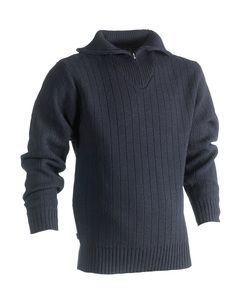 Herock HK330 - Men's Zipped Collar Sweatshirt Navy