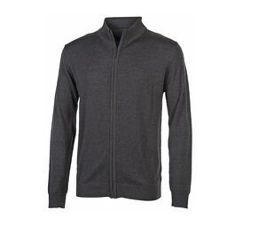 Pen Duick PK453 - Full Zip Jumper Dark Grey