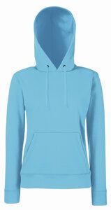 Fruit of the Loom SC269 - Lady Fit Hooded Sweat Azur Blue