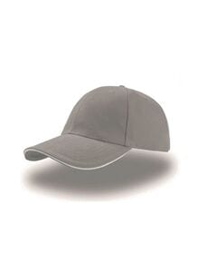 Atlantis AT003 - 6-panel sandwich cap Light Grey/White