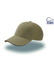 Atlantis AT094 - 6-panel cap with sandwich visor