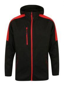 Finden & Hales LV622 - Adult's Active Softshell Jacket Black/Red