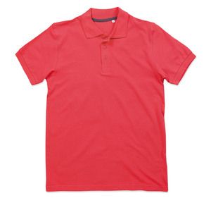 Stedman STE9060  - Short sleeve polo shirt for men Stedman - HARPER Salmon Pink