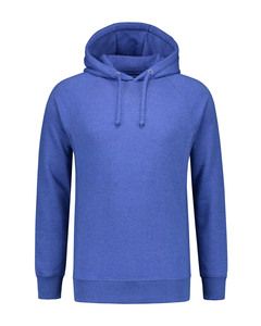 Lemon & Soda LEM3234 - Heavy Sweater Hooded Raglan for him Royal Blue Heather