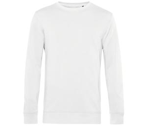 B&C BCU31B - Organic Round Neck Sweatshirt White