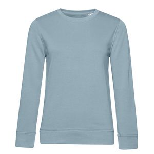 B&C BCW32B - Women's Organic Round Neck Sweatshirt Blue Fog