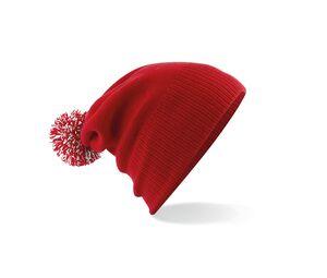 Beechfield BF450 - Snowstar beanie Classic Red / White