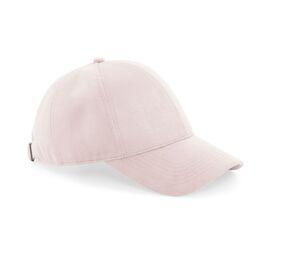 Beechfield BF656 - 6-panel faux suede cap Dusty Pink