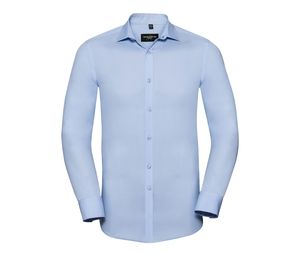 Russell Collection JZ960 - Lycra®Stretch Men’s Shirt Bright Sky