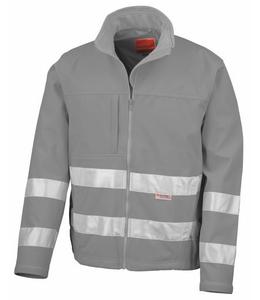 Result RS117 - Safe-Guard Hi-Vis Soft Shell Jacket Grey