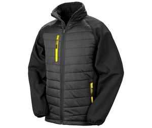 Result RS237 - Bi-material jacket Black / Yellow