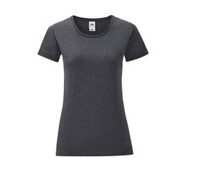 Fruit of the Loom SC151 - Iconic T Woman Dark Heather Grey