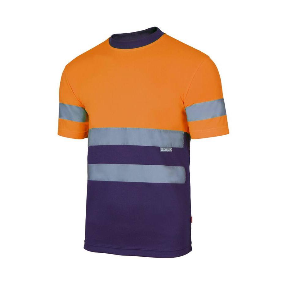 VELILLA V5506 - High visibility two-tone technical T-shirt