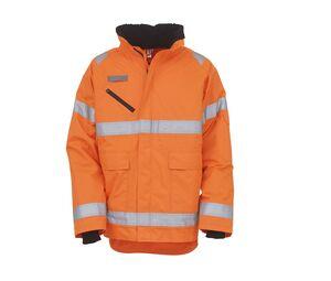 Yoko YK309 - High visibility "Fontaine Storm" jacket Hi Vis Orange