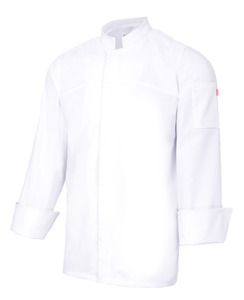 Velilla 405208S - LS STRETCH CHEF JACKET White