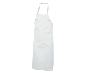 NEWGEN TB201 - Cotton bib apron with pocket White