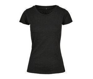 BUILD YOUR BRAND BYB012 - LADIES BASIC TEE Black