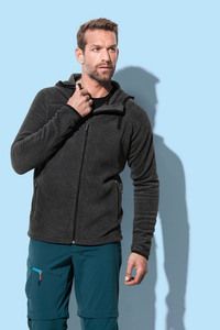 Power Fleece Cardigan Hooded for men Stedman